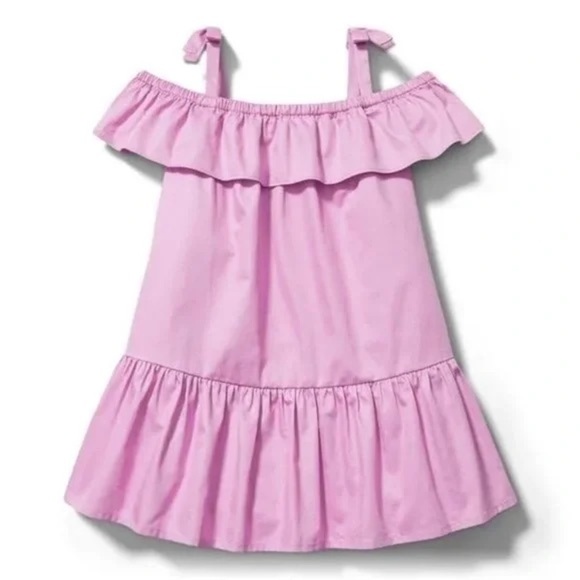 Janie and Jack Cold Shoulder Lilac Dress 2T - Picture 1 of 5
